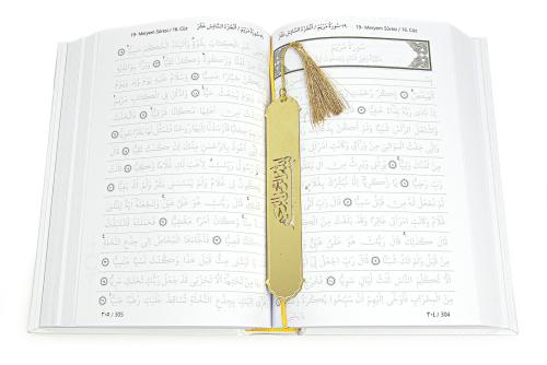 Gölgeli Kuran -Siyah kapak- Kalemle Yazılabilen Kuranı Kerim